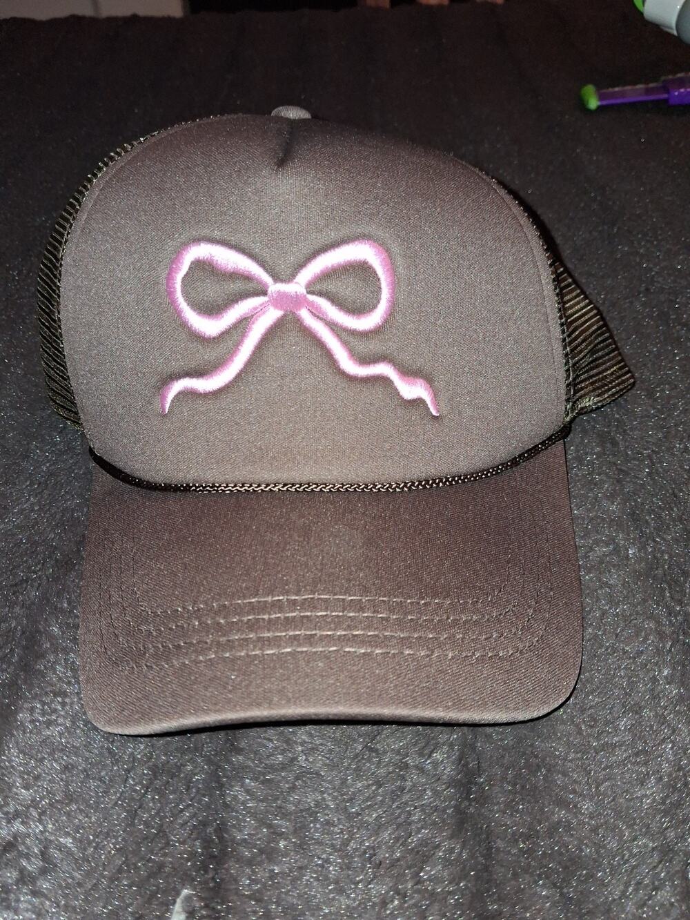 Pink lily hat